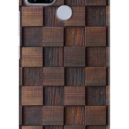 Wooden Cube Design Realme C12/Narzo 20 Hard Case Back Cover by Casekaro