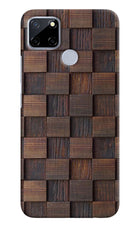 Wooden Cube Design Realme C12/Narzo 20 Hard Case Back Cover by Casekaro