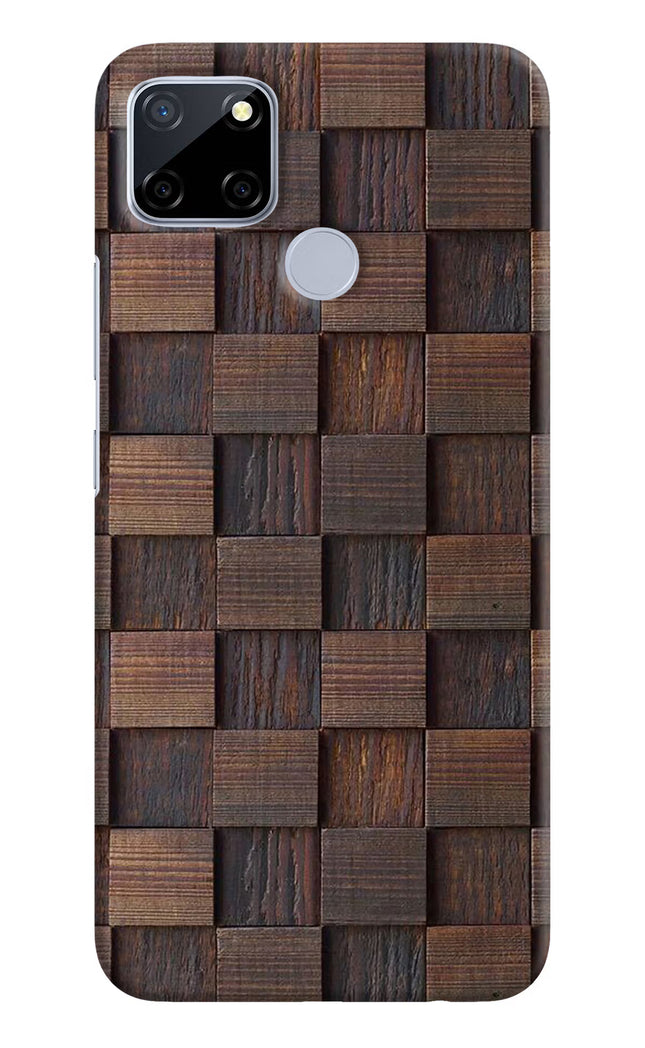Wooden Cube Design Realme C12/Narzo 20 Hard Case Back Cover by Casekaro