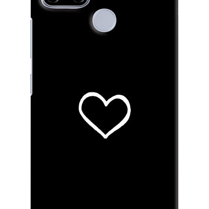 Heart Realme C12/Narzo 20 Hard Case Back Cover by Casekaro