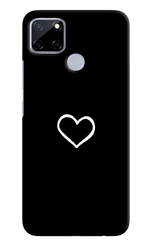 Heart Realme C12/Narzo 20 Hard Case Back Cover by Casekaro