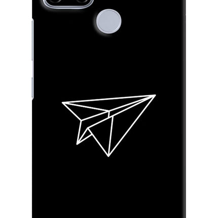 Paper Plane White Realme C12/Narzo 20 Hard Case Back Cover by Casekaro