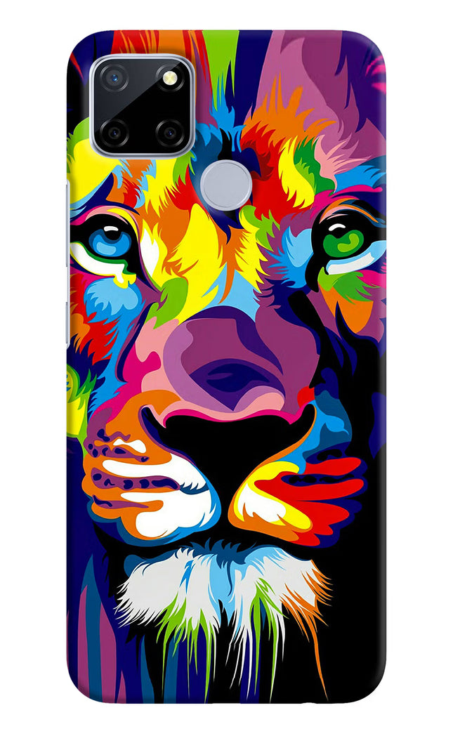Lion Realme C12/Narzo 20 Hard Case Back Cover by Casekaro