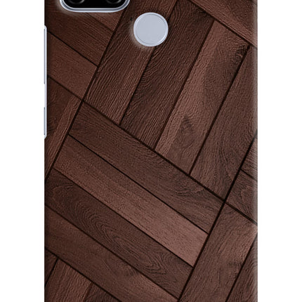 Wooden Texture Design Realme C12/Narzo 20 Hard Case Back Cover by Casekaro