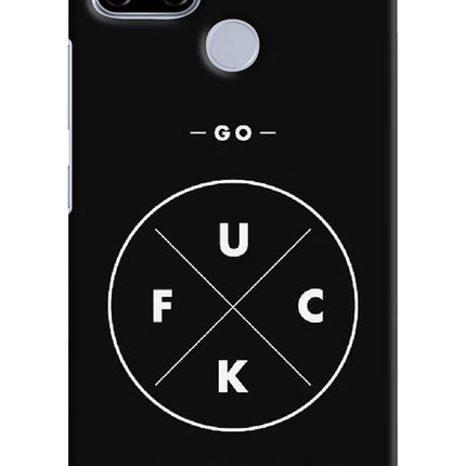 Go Fuck Yourself Realme C12/Narzo 20 Hard Case Back Cover by Casekaro