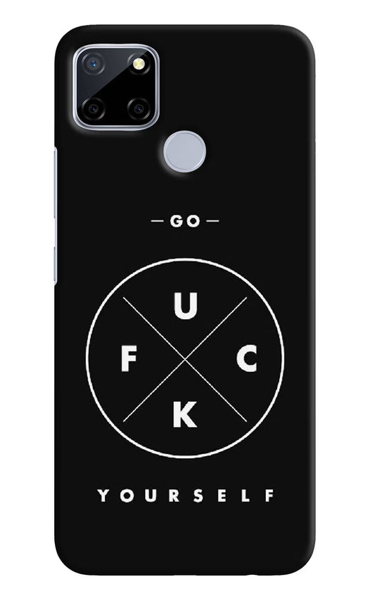 Go Fuck Yourself Realme C12/Narzo 20 Hard Case Back Cover by Casekaro