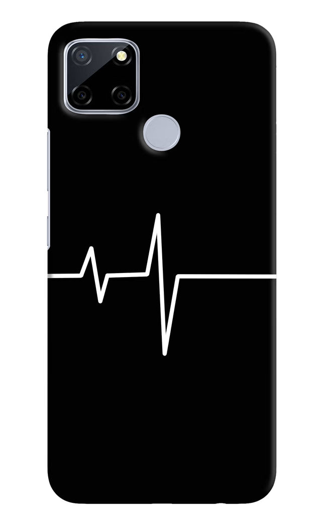 Heart Beats Realme C12/Narzo 20 Hard Case Back Cover by Casekaro