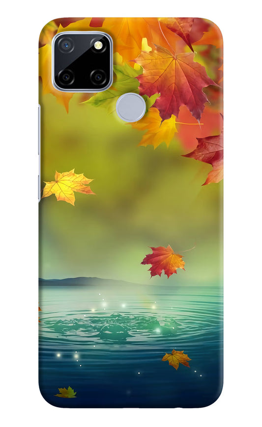 Flowers Realme C12/Narzo 20 Hard Case Back Cover by Casekaro