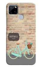 Happiness Artwork Realme C12/Narzo 20 Hard Case Back Cover by Casekaro