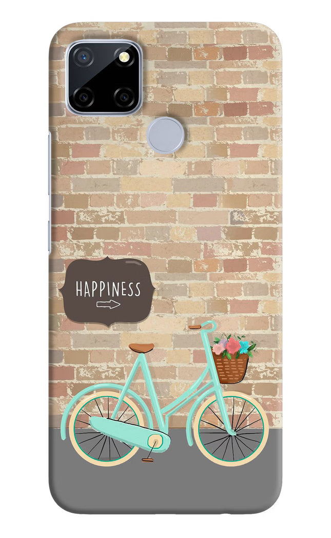 Happiness Artwork Realme C12/Narzo 20 Hard Case Back Cover by Casekaro