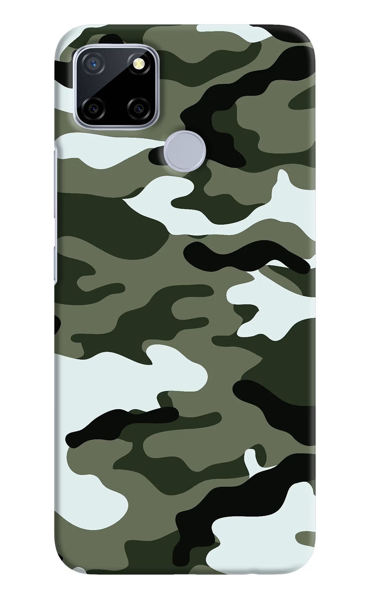 Camouflage Realme C12/Narzo 20 Hard Case Back Cover by Casekaro