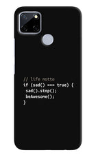 Life Motto Code Realme C12/Narzo 20 Hard Case Back Cover by Casekaro