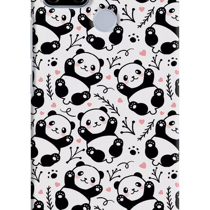 Cute Panda Realme C12/Narzo 20 Hard Case Back Cover by Casekaro