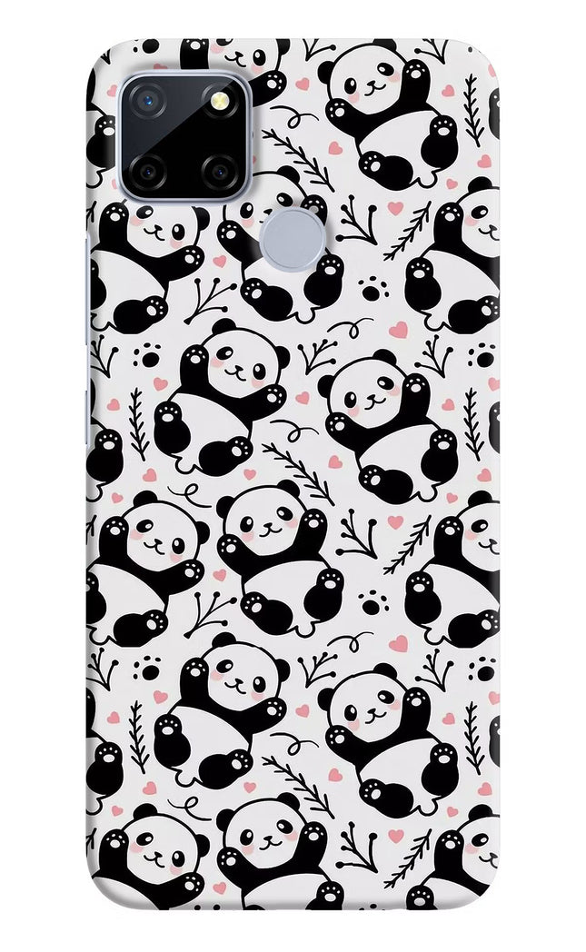 Cute Panda Realme C12/Narzo 20 Hard Case Back Cover by Casekaro