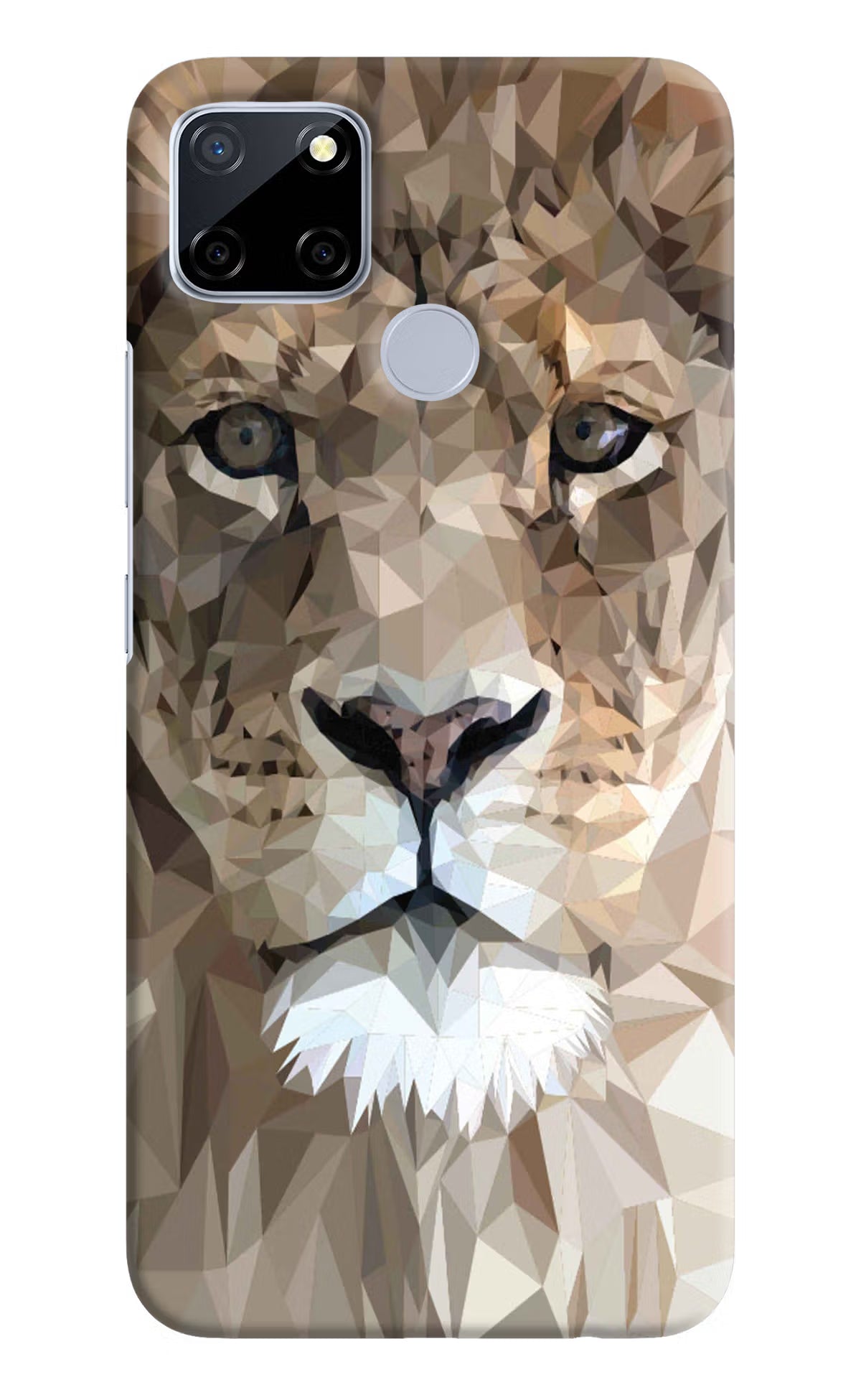 Lion Art Realme C12/Narzo 20 Hard Case Back Cover by Casekaro