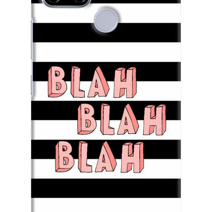 Blah Blah Blah Realme C12/Narzo 20 Hard Case Back Cover by Casekaro