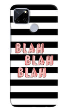 Blah Blah Blah Realme C12/Narzo 20 Hard Case Back Cover by Casekaro