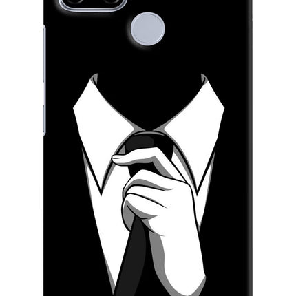 Black Tie Realme C12/Narzo 20 Hard Case Back Cover by Casekaro