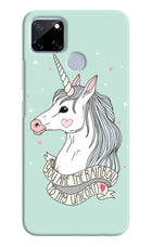 Unicorn Wallpaper Realme C12/Narzo 20 Hard Case Back Cover by Casekaro