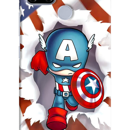 Captain America Realme C12/Narzo 20 Hard Case Back Cover by Casekaro