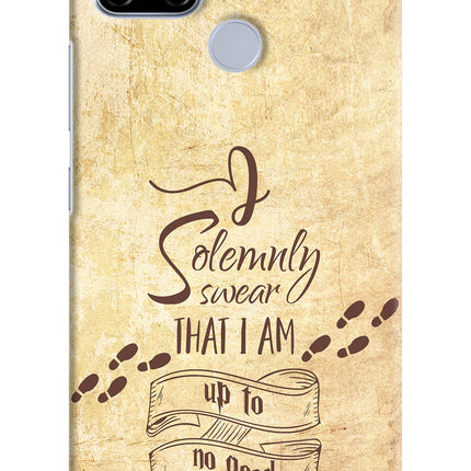 I Solemnly swear that i up to no good Realme C12/Narzo 20 Hard Case Back Cover by Casekaro