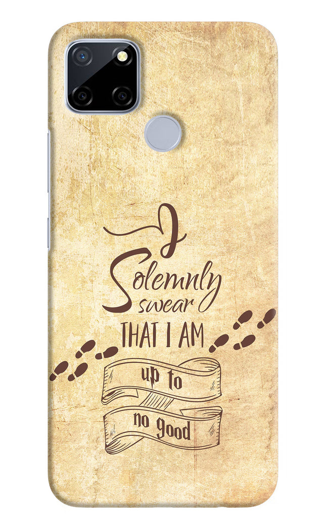 I Solemnly swear that i up to no good Realme C12/Narzo 20 Hard Case Back Cover by Casekaro