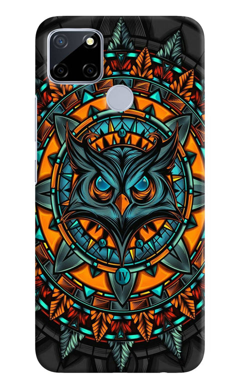 Angry Owl Art Realme C12/Narzo 20 Back Cover