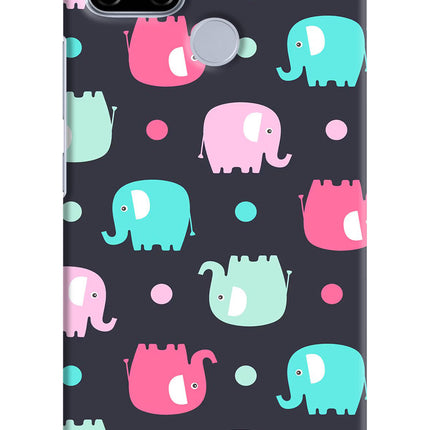 Elephants Realme C12/Narzo 20 Hard Case Back Cover by Casekaro