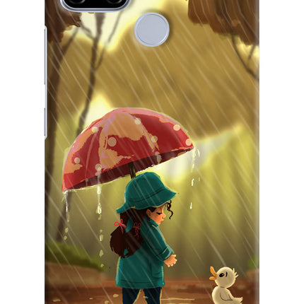 Rainy Day Realme C12/Narzo 20 Hard Case Back Cover by Casekaro