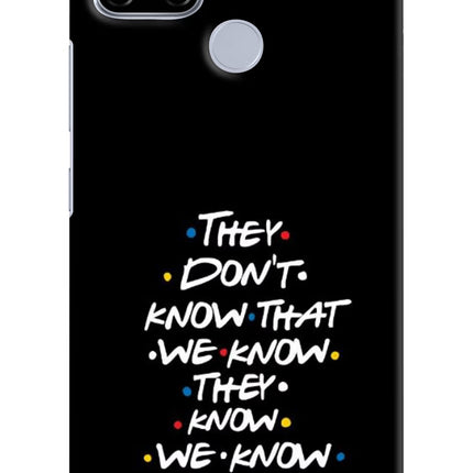 FRIENDS Dialogue Realme C12/Narzo 20 Hard Case Back Cover by Casekaro