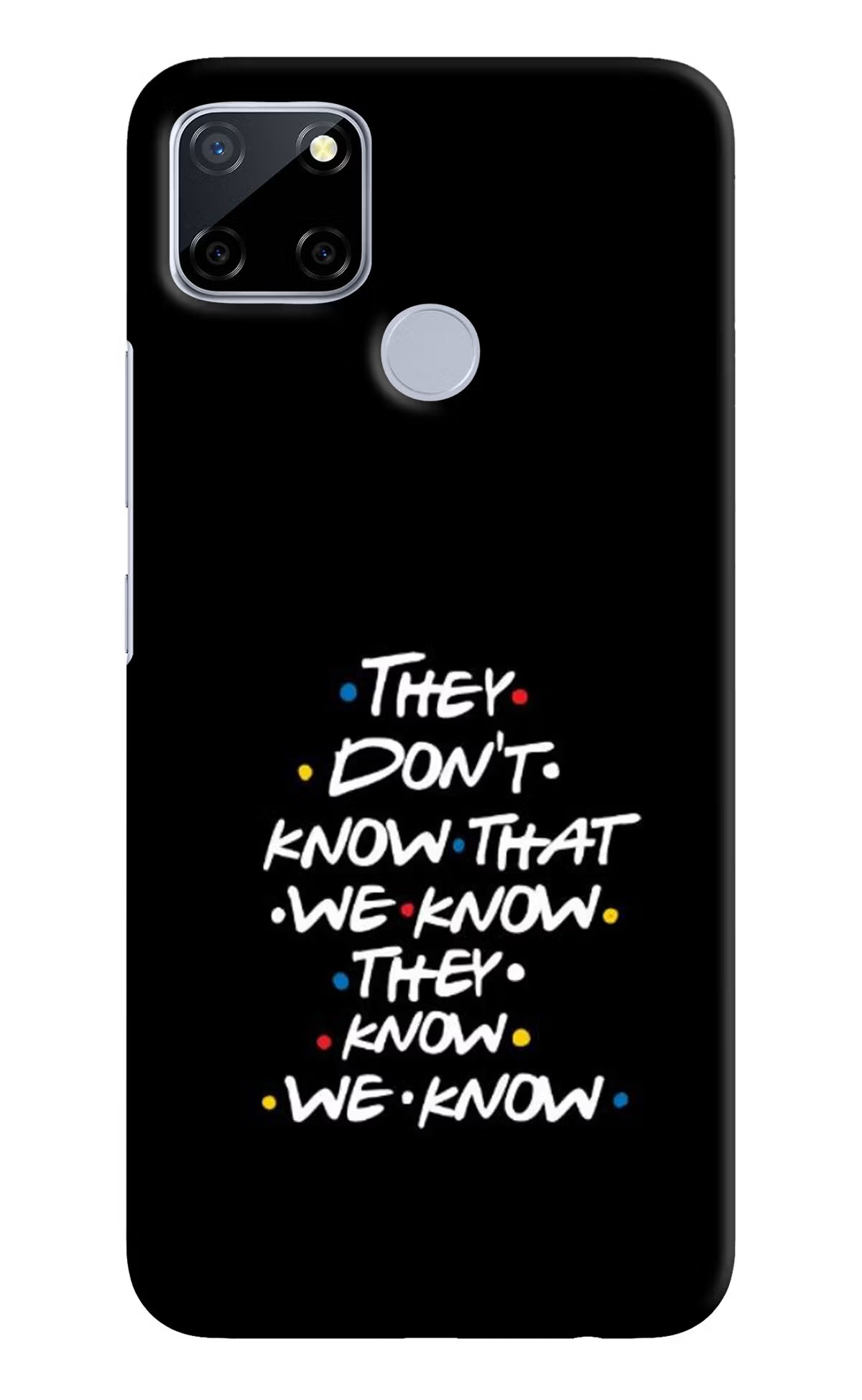 FRIENDS Dialogue Realme C12/Narzo 20 Hard Case Back Cover by Casekaro
