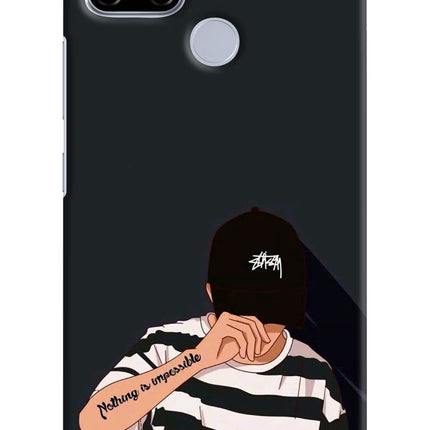 Aesthetic Boy Realme C12/Narzo 20 Hard Case Back Cover by Casekaro