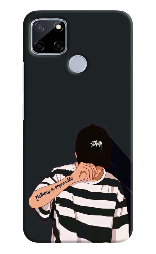 Aesthetic Boy Realme C12/Narzo 20 Hard Case Back Cover by Casekaro