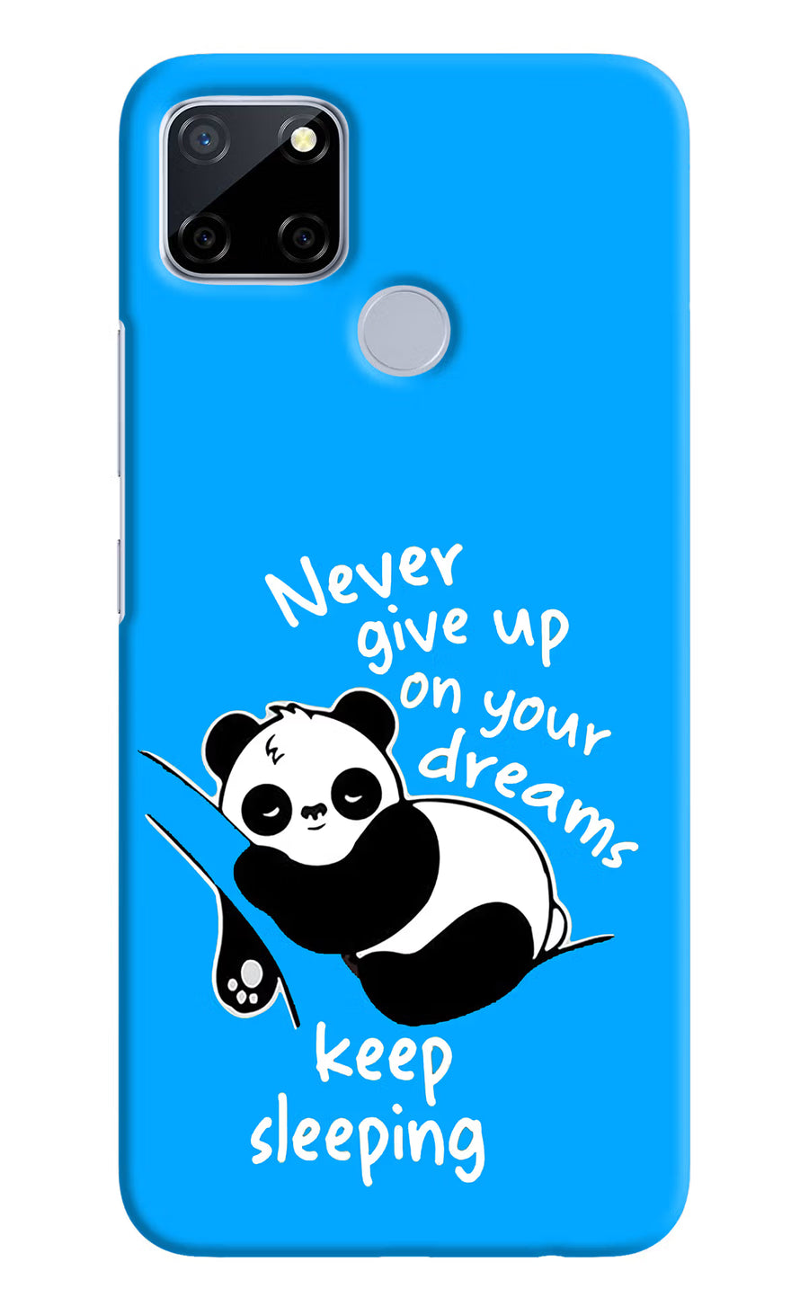 Keep Sleeping Realme C12/Narzo 20 Back Cover, Hard case