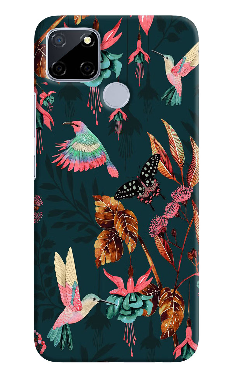 Birds Realme C12/Narzo 20 Back Cover, Hard case