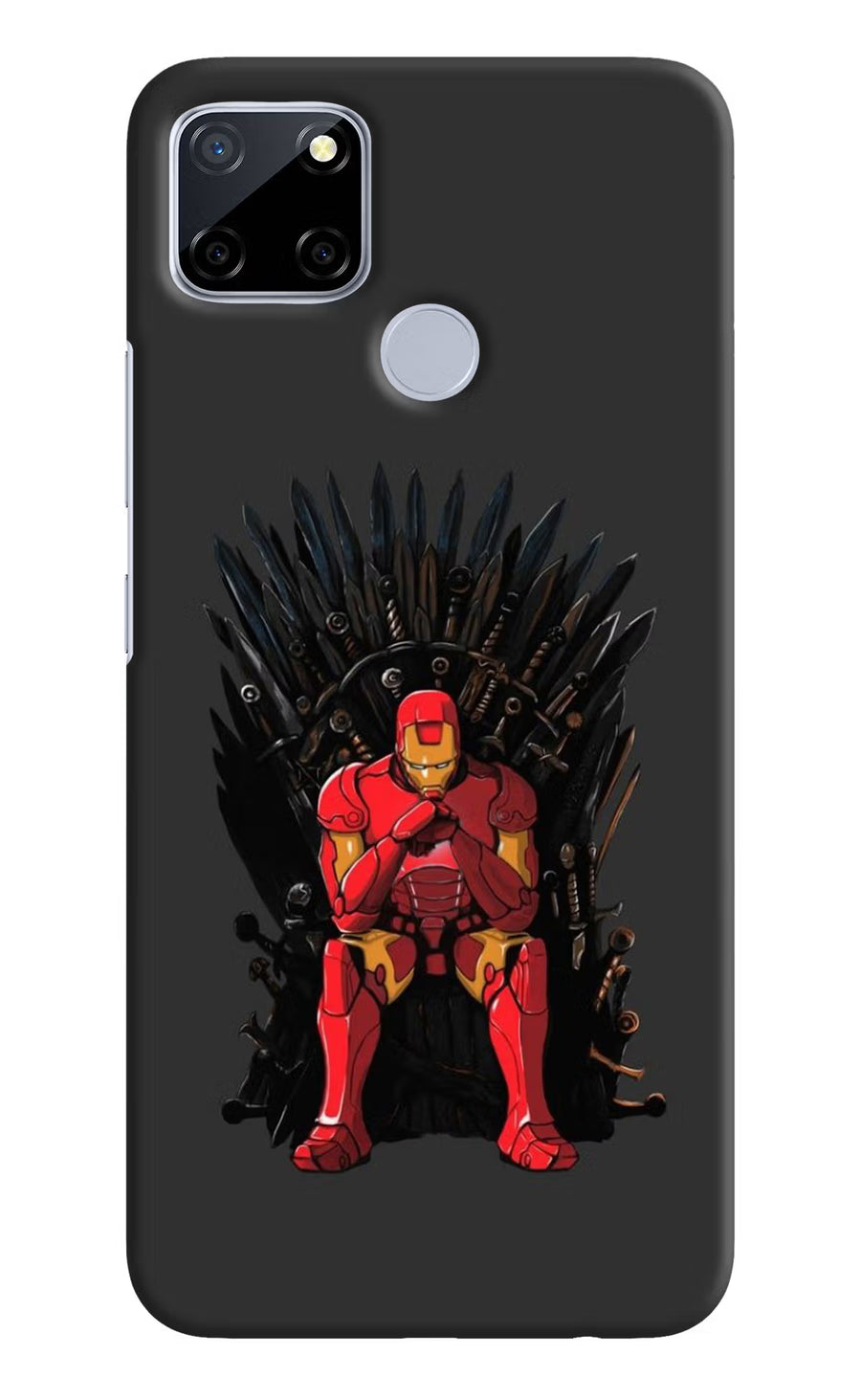 Ironman Throne Realme C12/Narzo 20 Back Cover, Hard case