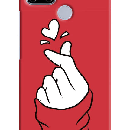 Korean Love Sign Realme C12/Narzo 20 Hard Case Back Cover by Casekaro