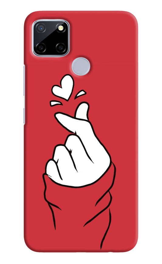Korean Love Sign Realme C12/Narzo 20 Hard Case Back Cover by Casekaro