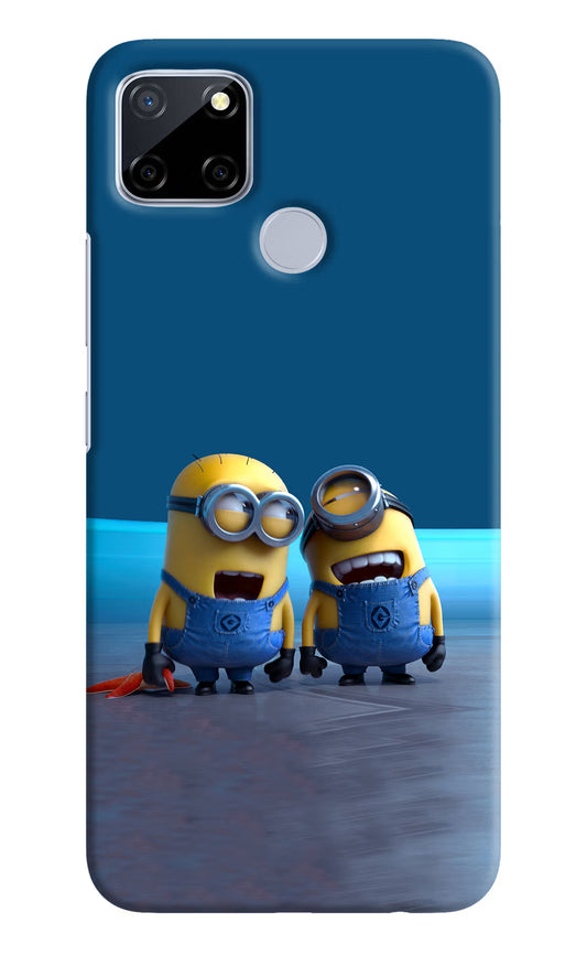Minion Laughing Realme C12/Narzo 20 Hard Case Back Cover by Casekaro