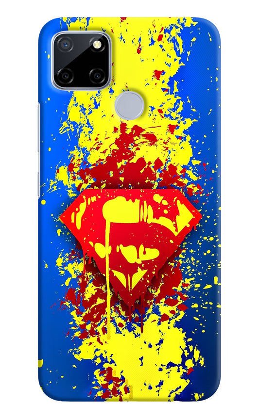 Superman logo Realme C12/Narzo 20 Hard Case Back Cover by Casekaro