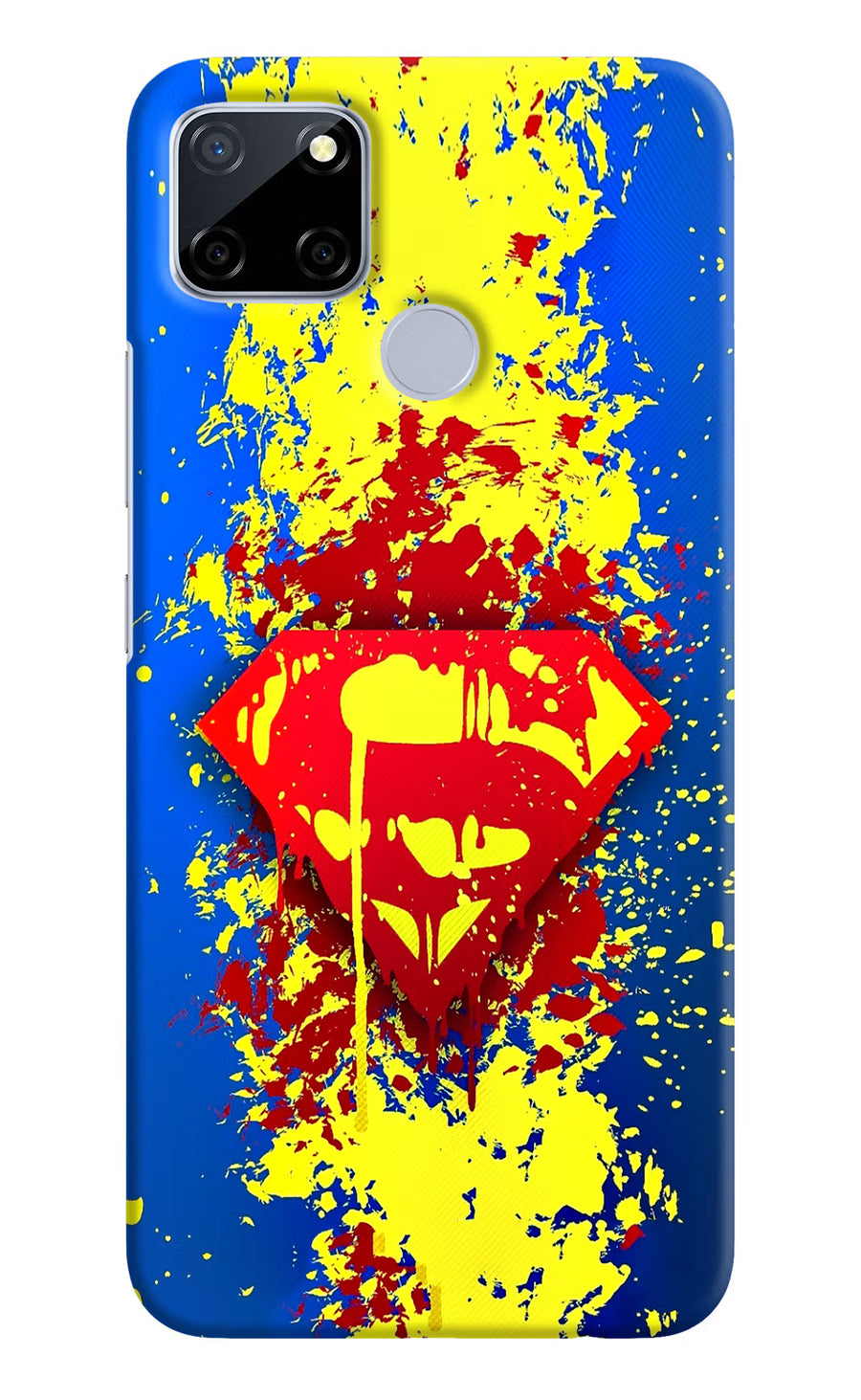 Superman logo Realme C12/Narzo 20 Back Cover, Hard case