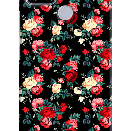 Rose Pattern Realme C12/Narzo 20 Hard Case Back Cover by Casekaro