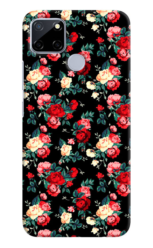 Rose Pattern Realme C12/Narzo 20 Hard Case Back Cover by Casekaro