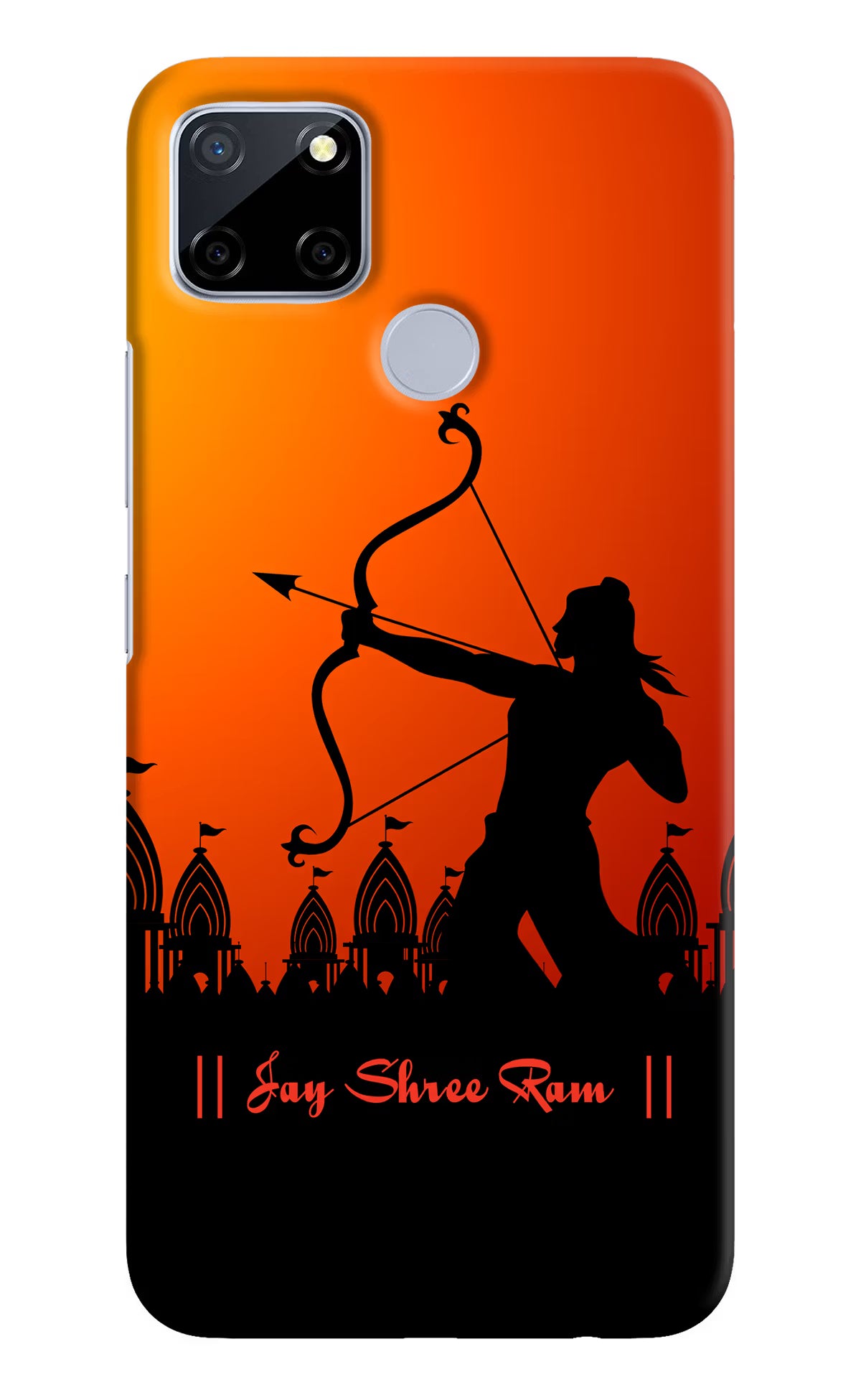 Lord Ram - 4 Realme C12/Narzo 20 Hard Case Back Cover by Casekaro
