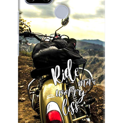 Ride More Worry Less Realme C12/Narzo 20 Hard Case Back Cover by Casekaro
