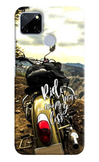 Ride More Worry Less Realme C12/Narzo 20 Hard Case Back Cover by Casekaro