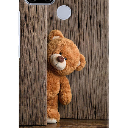Teddy Wooden Realme C12/Narzo 20 Hard Case Back Cover by Casekaro