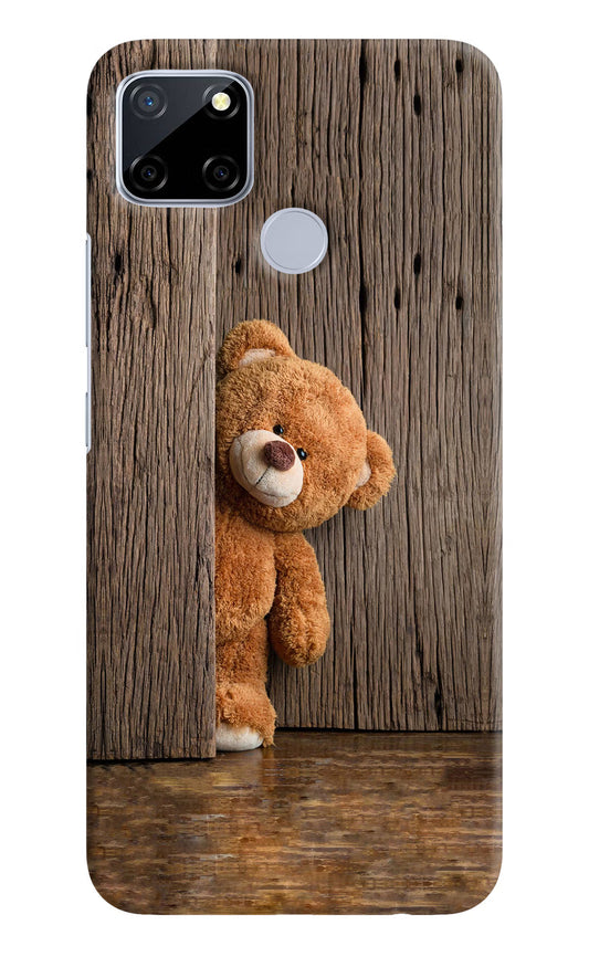 Teddy Wooden Realme C12/Narzo 20 Hard Case Back Cover by Casekaro