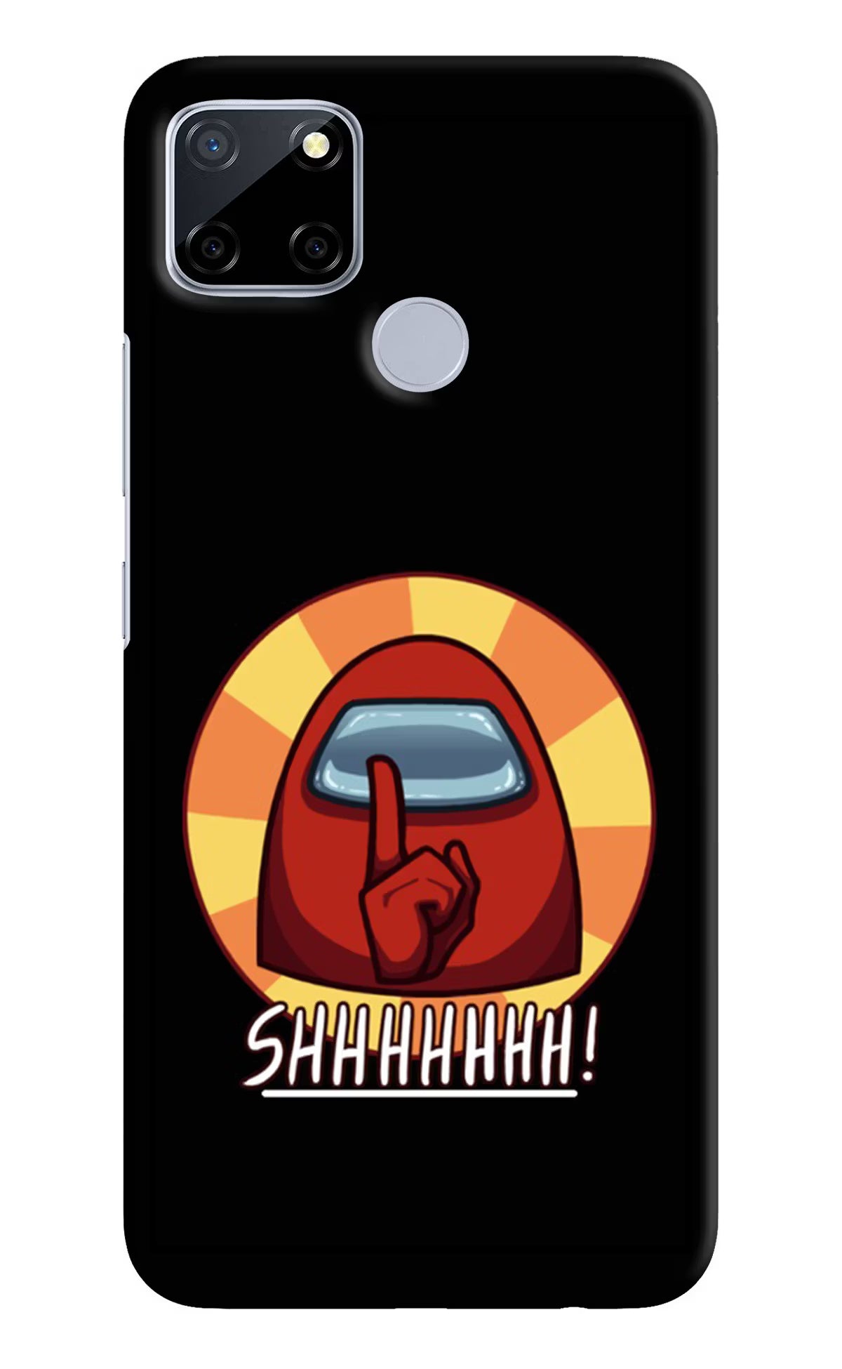 Among Us Shhh! Realme C12/Narzo 20 Hard Case Back Cover by Casekaro