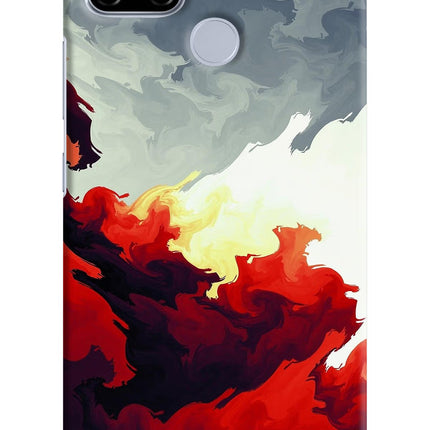 Fire Cloud Realme C12/Narzo 20 Hard Case Back Cover by Casekaro